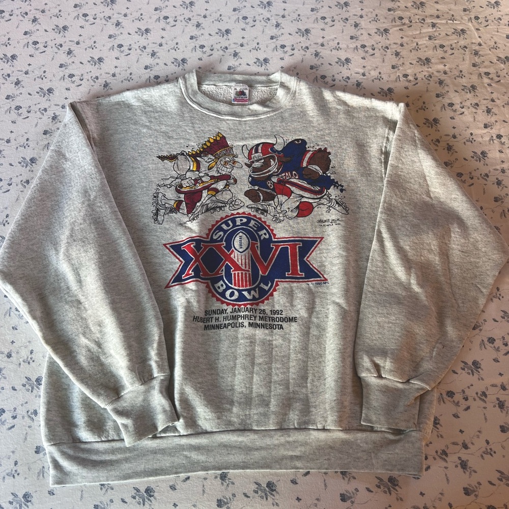 Vintage 1992 Super Bowl Crewneck